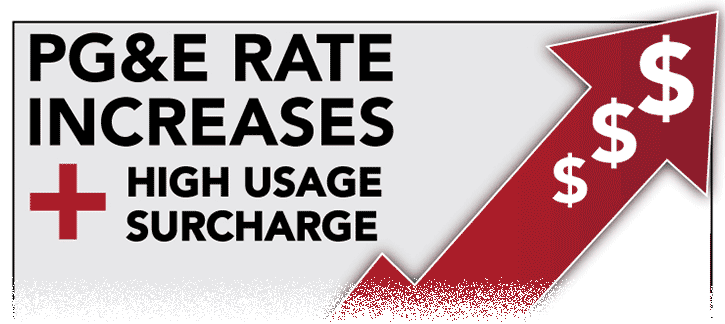 PG&E Increasing Rates