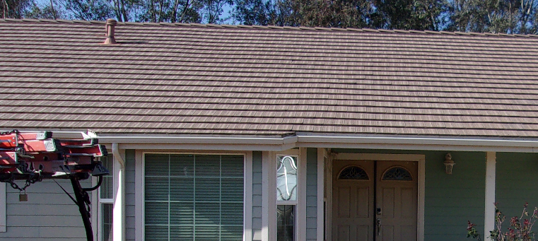 Single family home roof before solar installation.